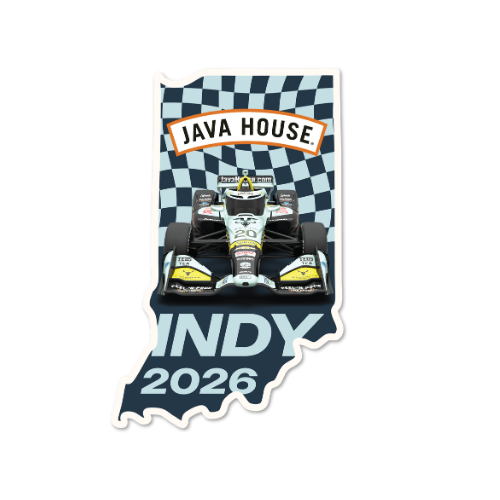 Exclusive ECR X Java House Lapel Pin - Indianapolis 500