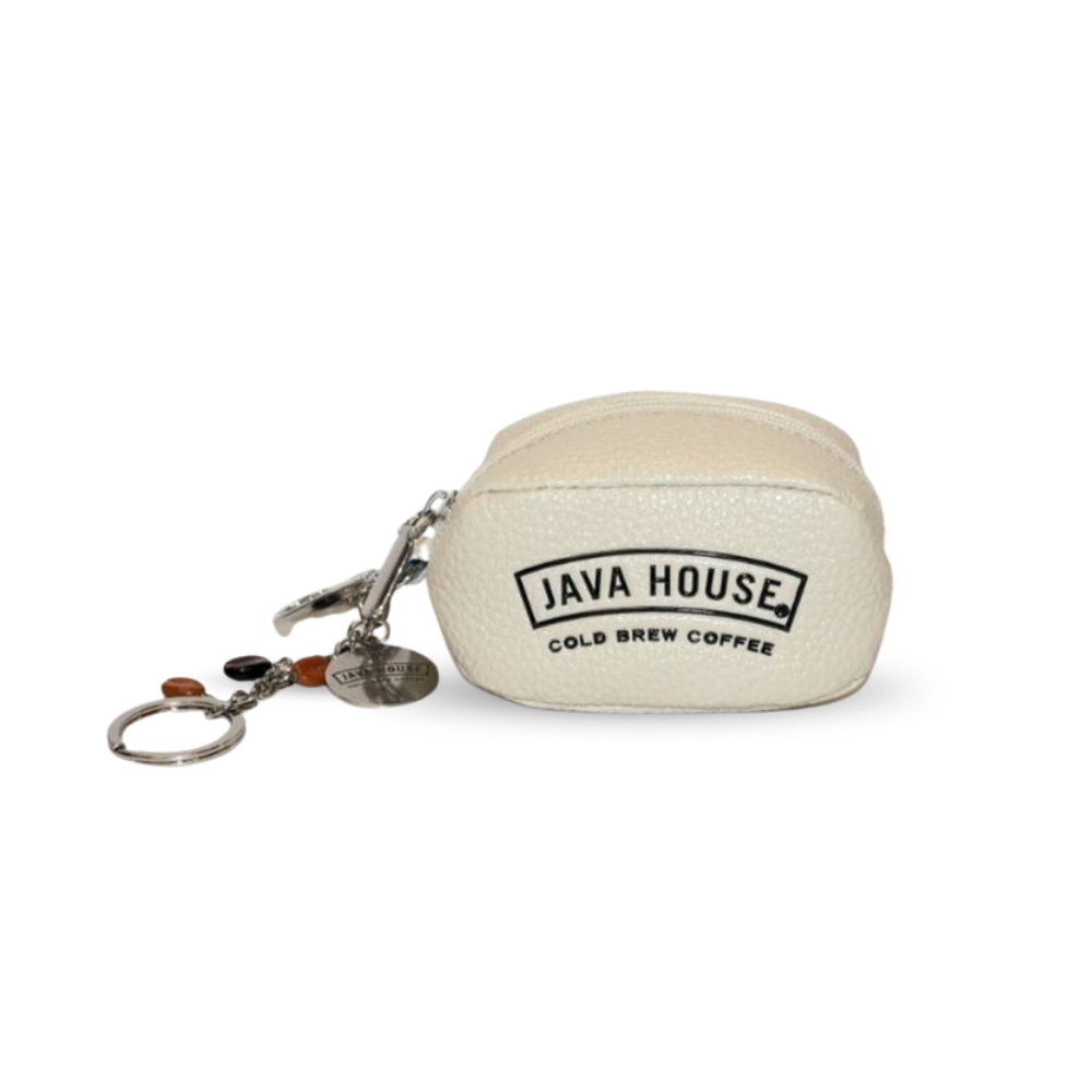 Java House Leather Coffee Bag Charm