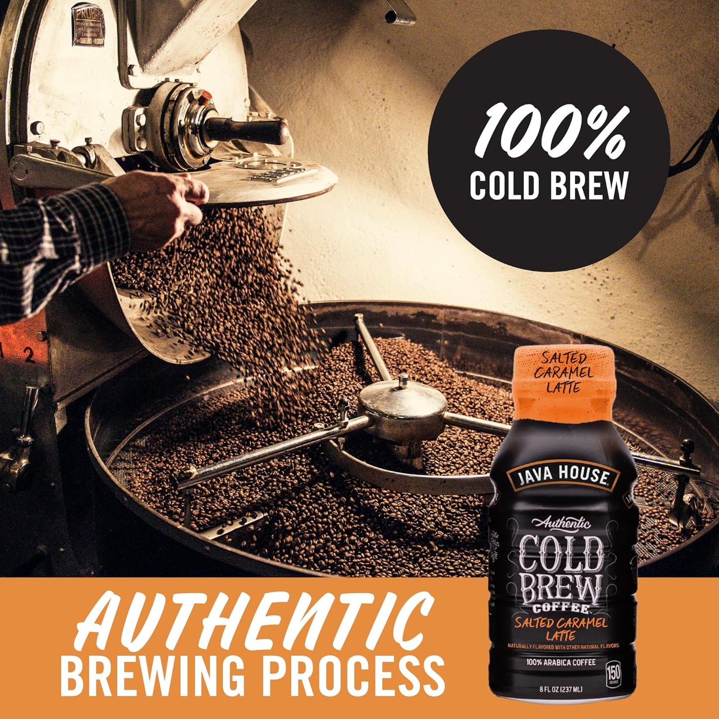 Cold Brew 8oz Bottles - Salted Caramel Latte