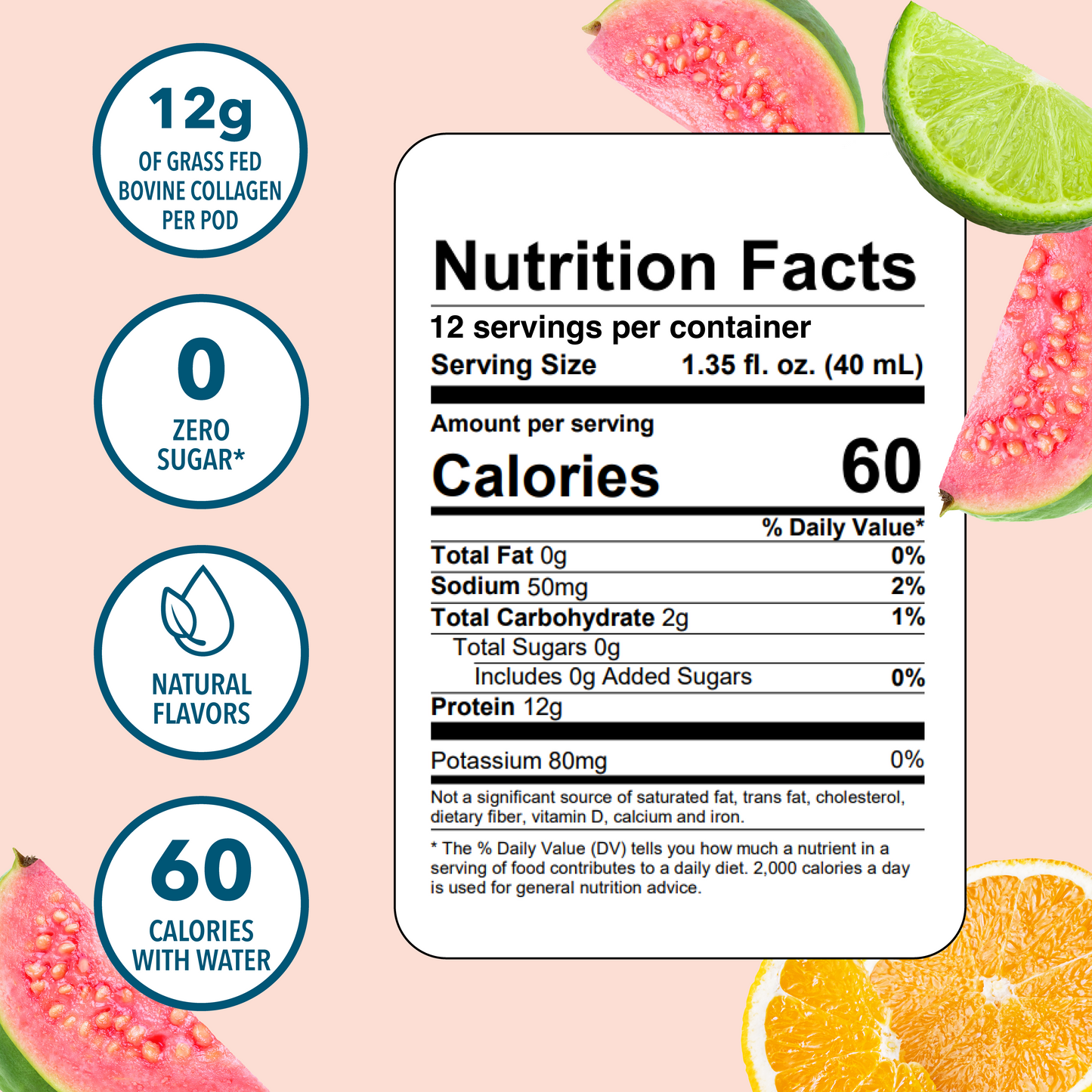 Liquid Science Collagen Protein - Guava Citrus