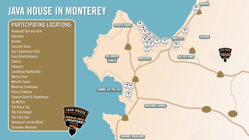 Where to Drink Java House During the Monterey Grand Prix