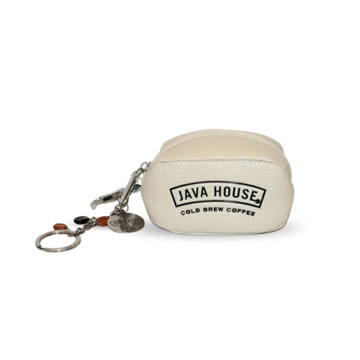 Java House Leather Coffee Bag Charm