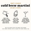 Java House Cold Brew Espresso Martini Mix - Peel and Pour Pods