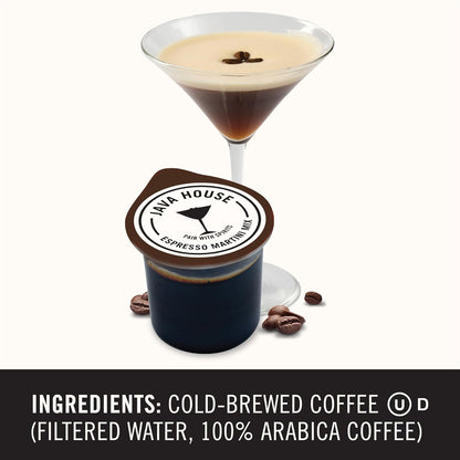 Java House Cold Brew Espresso Martini Mix - Peel and Pour Pods