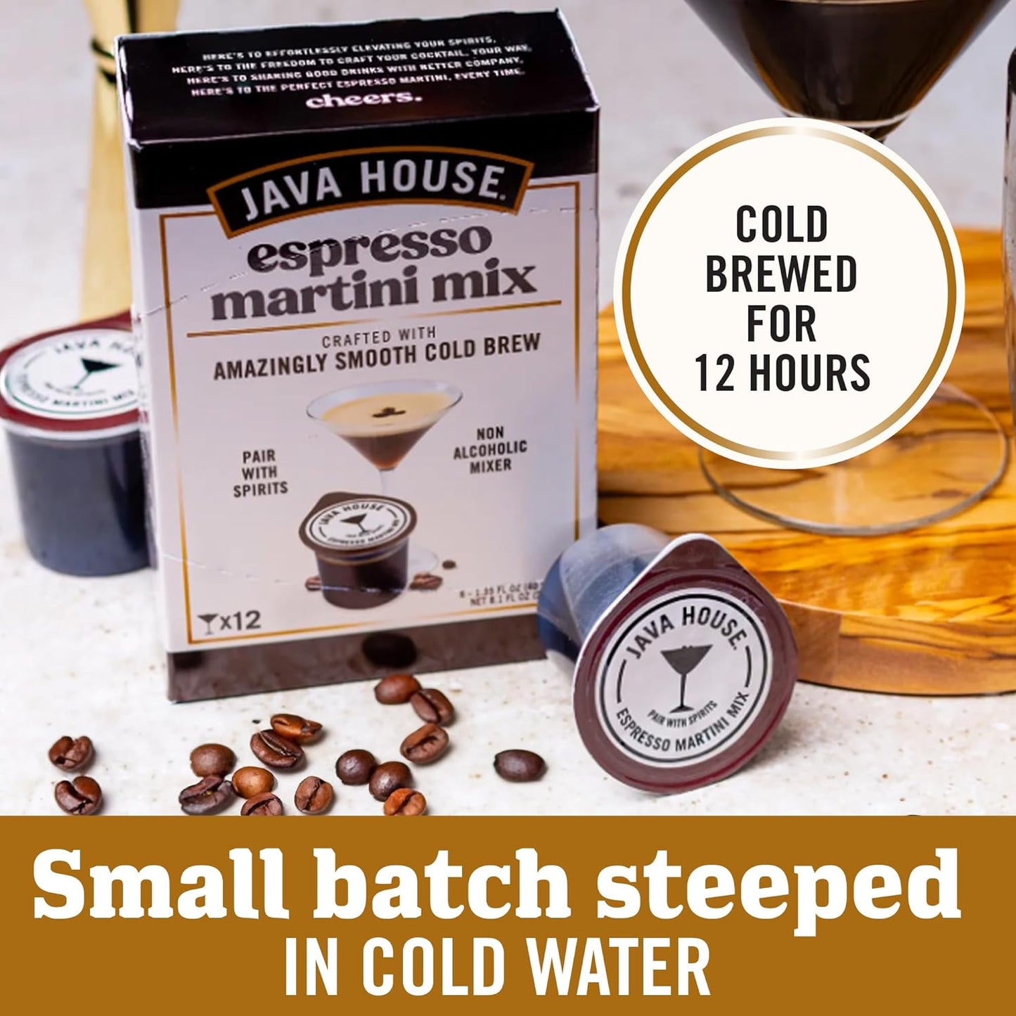 Java House Cold Brew Espresso Martini Mix - Peel and Pour Pods