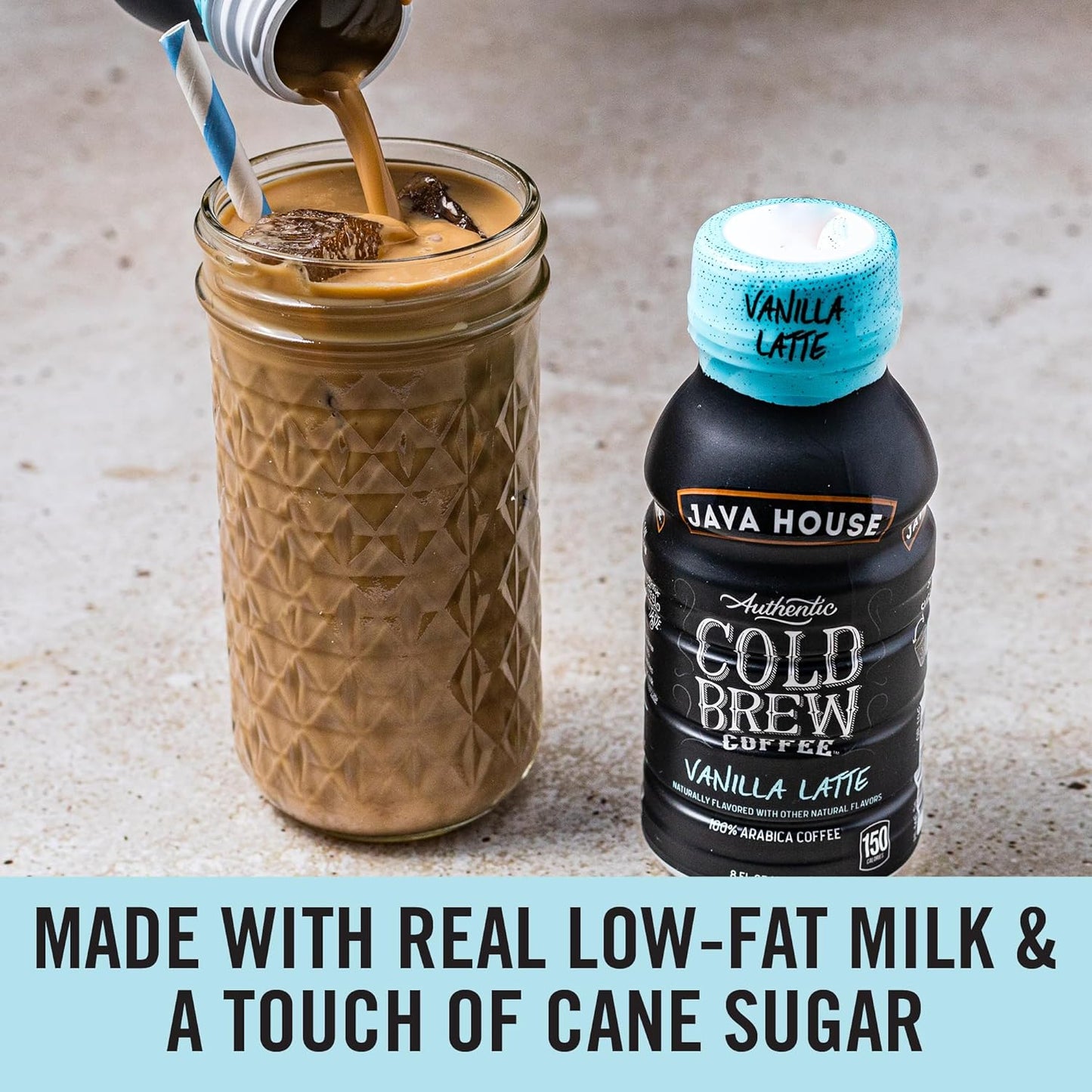 Cold Brew 8oz Bottles - French Vanilla Latte