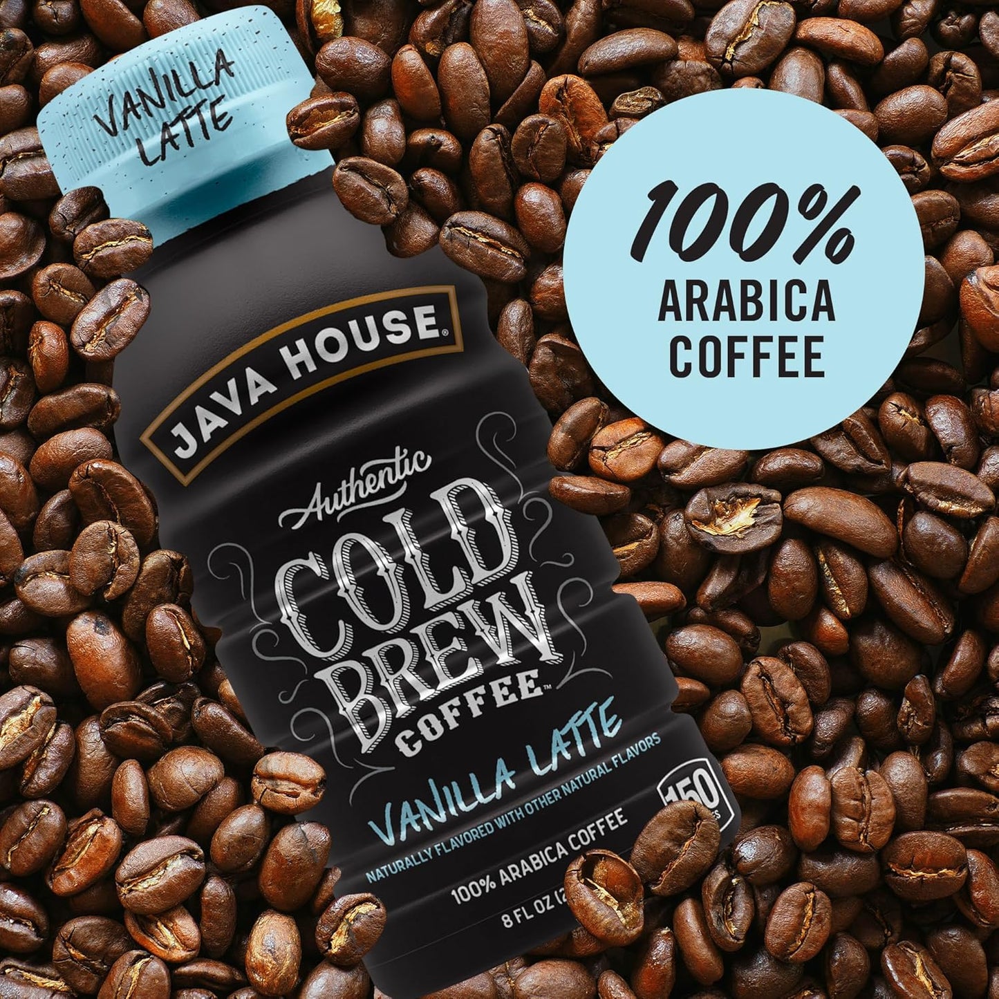 Cold Brew 8oz Bottles - French Vanilla Latte