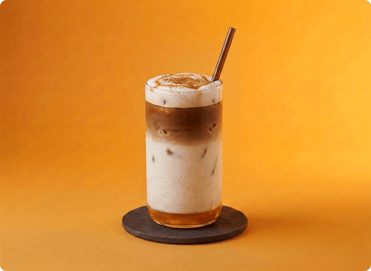 Flavored Iced Latte