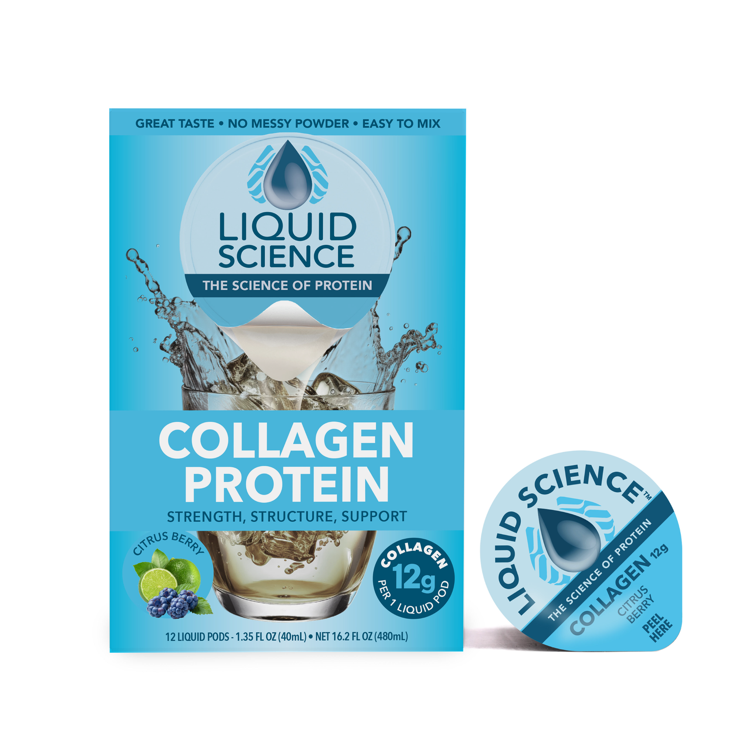 Liquid Science Collagen Protein - Citrus Berry
