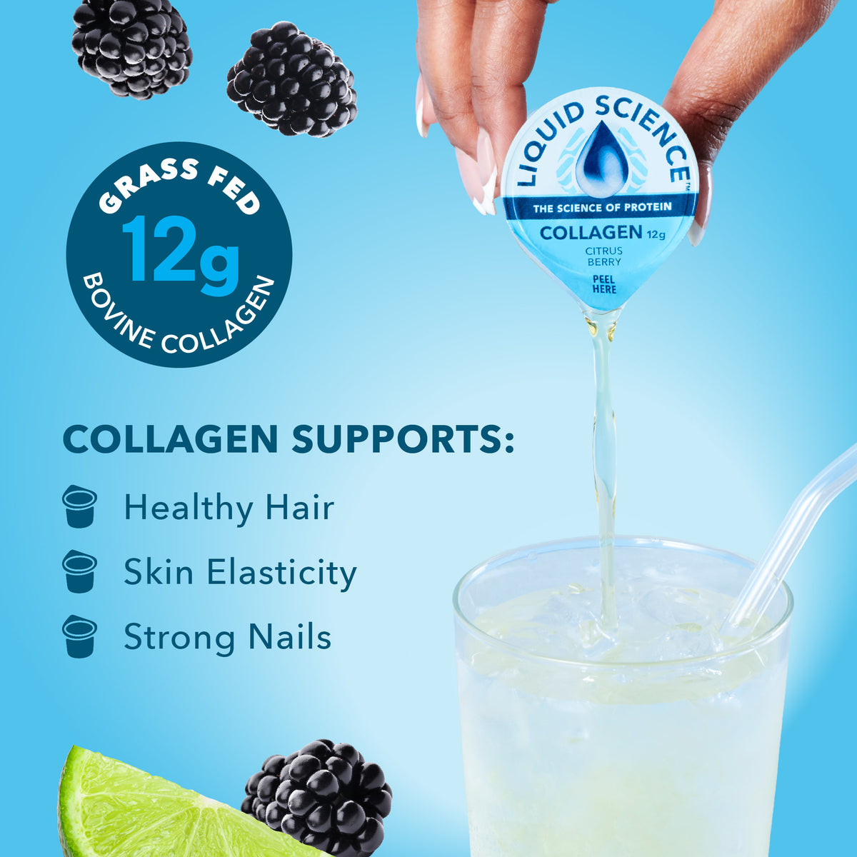 Liquid Science Collagen Protein - Citrus Berry