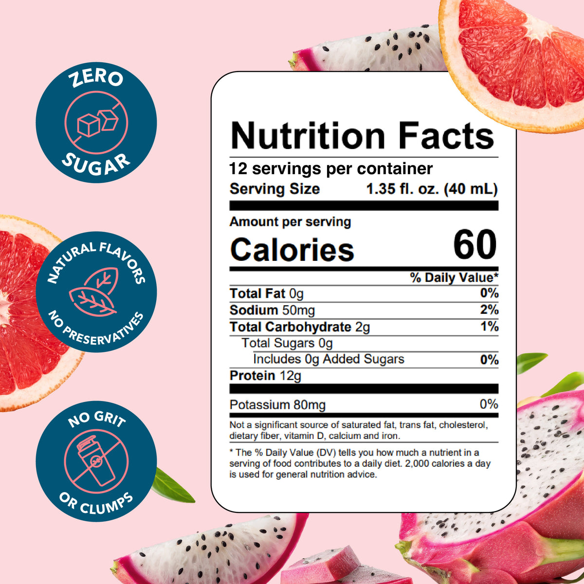 Liquid Science Collagen Protein - Dragonfruit Grapefruit