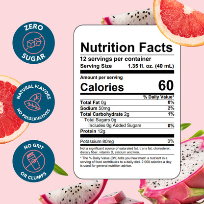 Liquid Science Collagen Protein - Dragonfruit Grapefruit