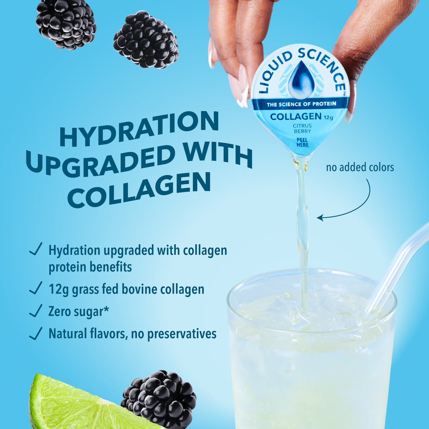 Liquid Science Collagen Protein - Citrus Berry