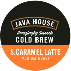 Cold Brew 8oz Bottles - Salted Caramel Latte - Pack of 12