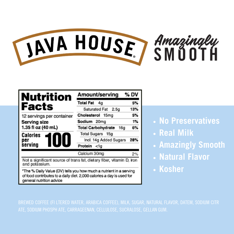 Java House Latte Cold Brew Coffee Pods