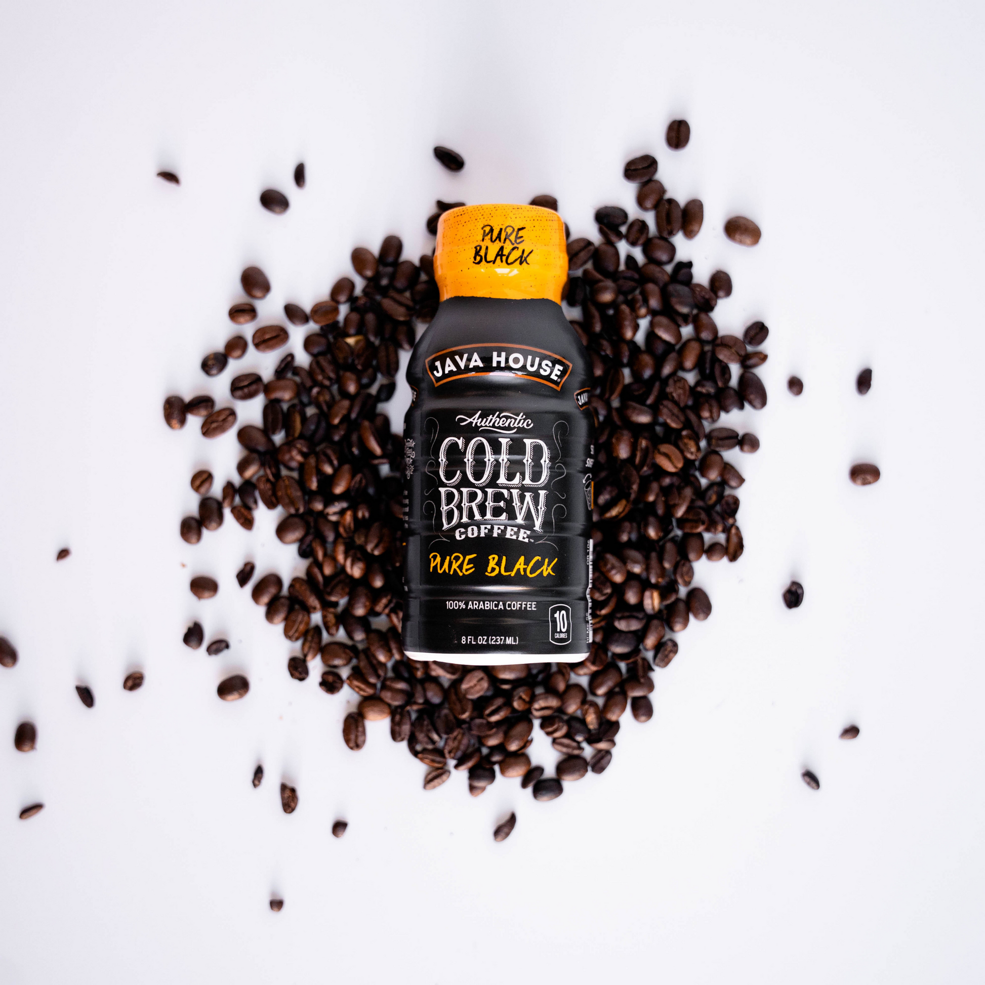 Java House Pure Black Cold Brew Coffee 8 fl. oz. - 24/Case