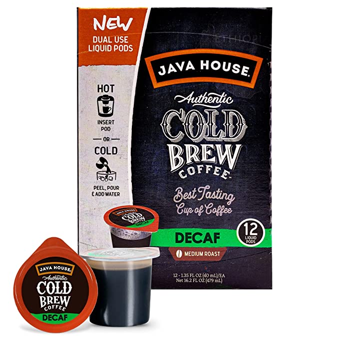 Java House Sumatran Cold Brew Coffee Single Serve Pod - 36/Case